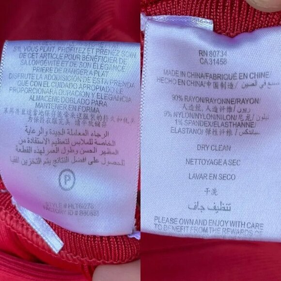 Hervé Léger Coral Bodycon Dress size XS - Picture 14 of 16